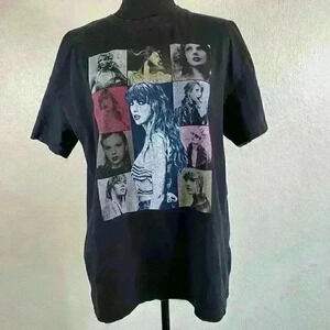 Taylor Swift The ERAs tour official merchandise black t-shirt size large